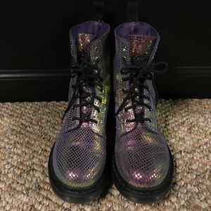 Iridescent Doc Martens